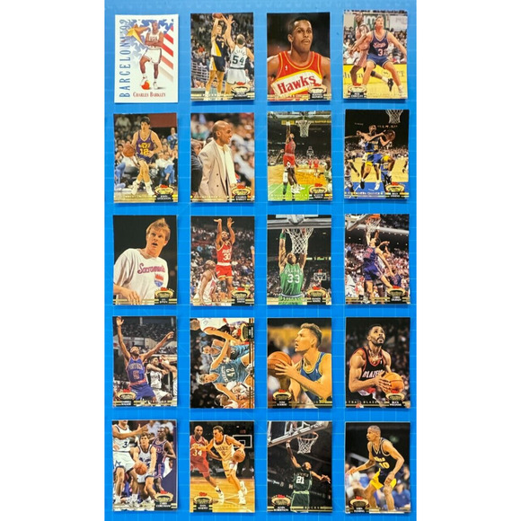 Misc Lot of 40 Basketball Cards - Stadium Club, Topps, Skybox, Barcelona - Picture 2 of 3